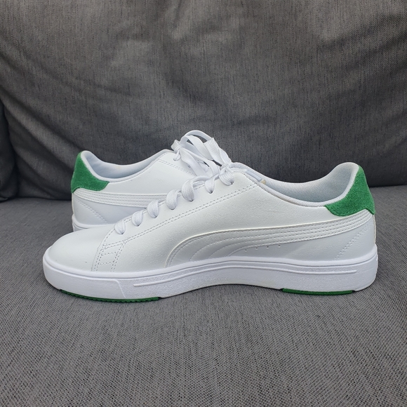 Puma Pro Serve Lite Bnwot Leather Trainers Unisex Uk8 White New. - Picture 5 of 11